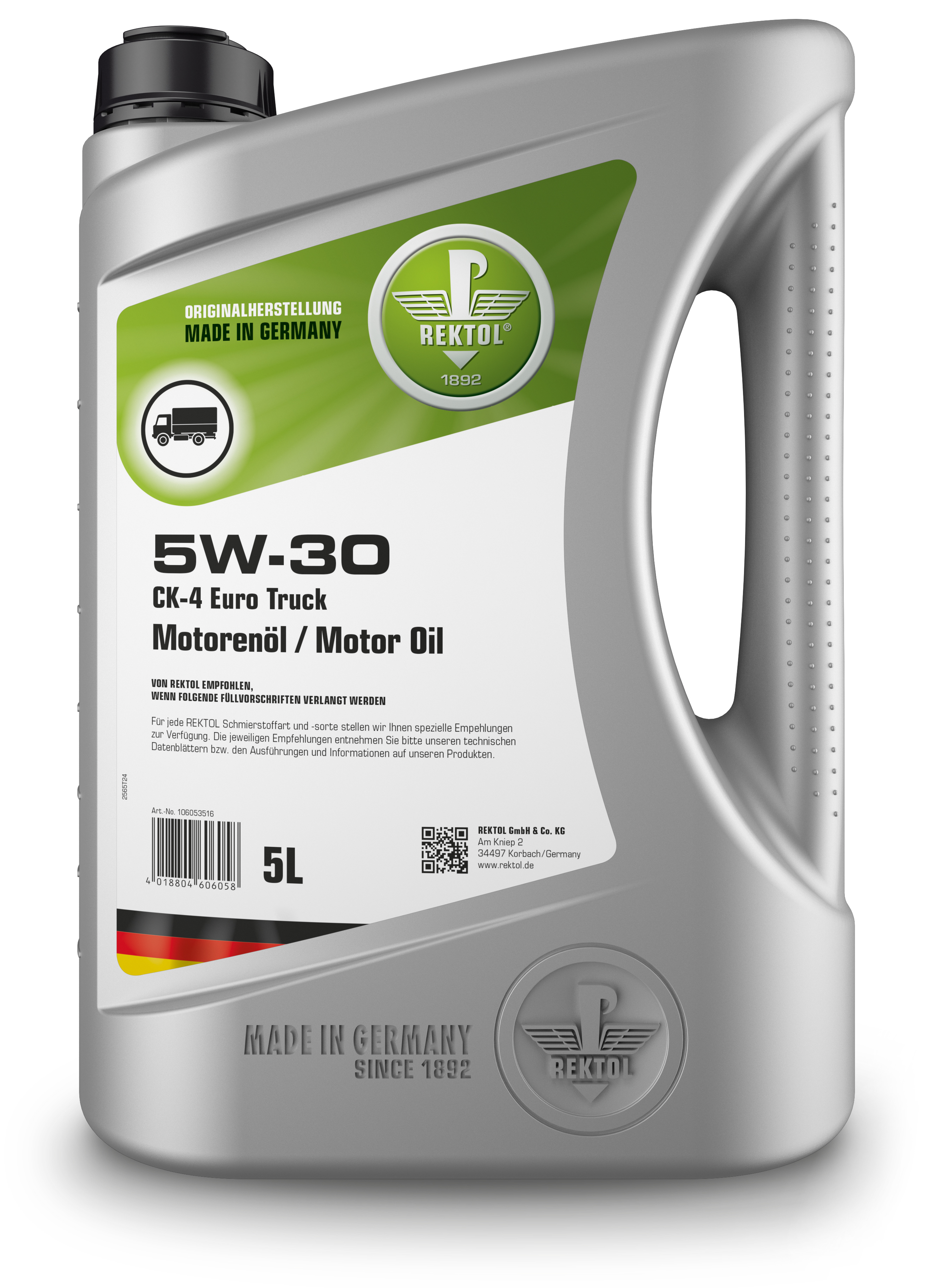 REKTOL 5W-30 Euro Truck CK-4 | 5 Liter